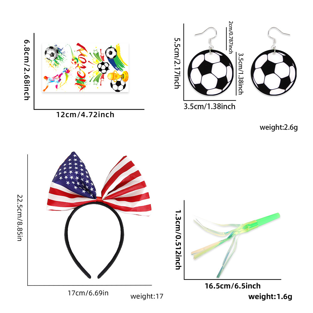 Estados Unidos, Canadá, México, Copa del Mundo, fanáticos de fútbol de todos los países, banderas, banderas, insignias, porristas, refuerzos, props de animación.