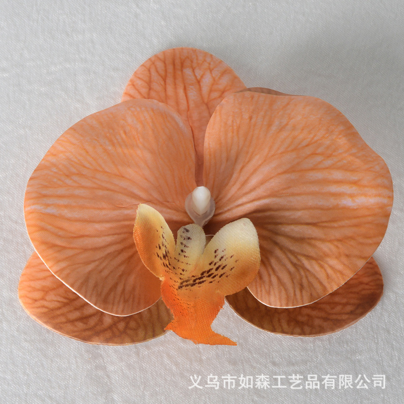 シミュレーションフィルム胡蝶蘭花頭花弁シミュレーション花アクセサリーヘアピンdiy手作りウェディングドレス装飾|undefined