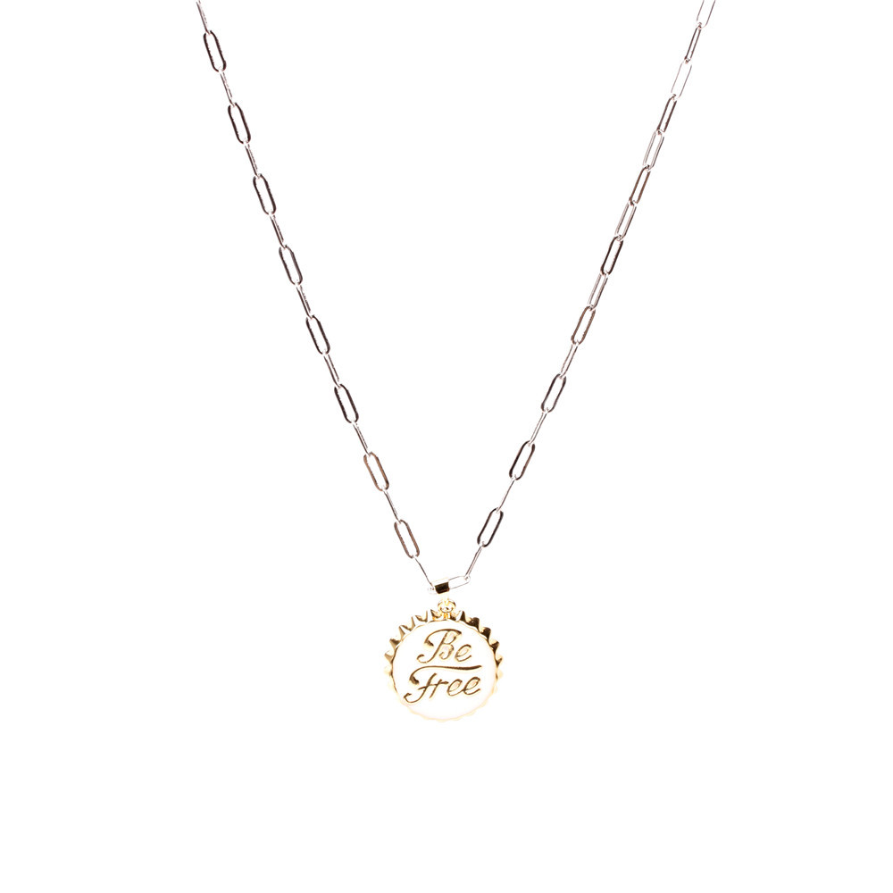 vintage coke bottle cap dripping oil copper necklace wholesale nihaojewelry