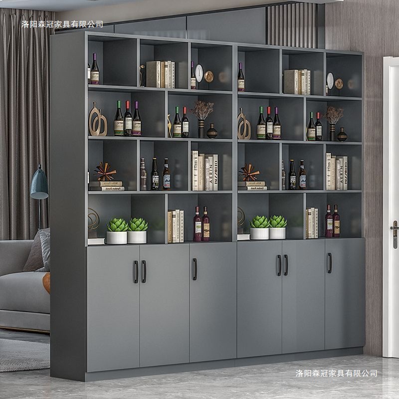 Wine Cabinet Home Living Room Screen Partition Entrance Simple Modern Display Cabinet Floor-Standing Dining Room Foyer Storage Cabinet Bookcase