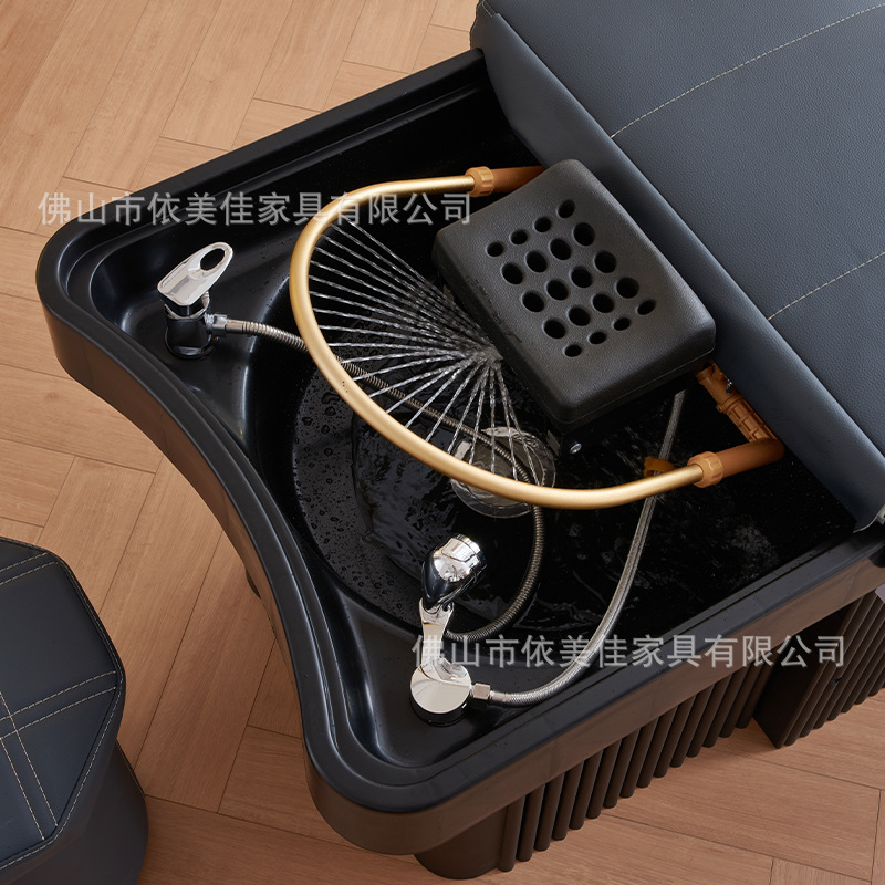 Masaje tailandés barbería cama especial de lavado de cabello, salón de belleza, salón de belleza, salón de belleza, cama de belleza multifuncional