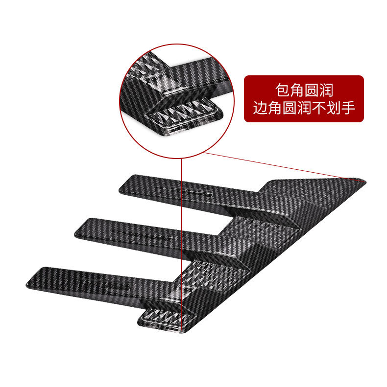 Universal Car Rear Window Side Spoiler Deflector Triangular Louver Decoration Side Wing Fender Vent Modification Car