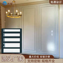 pu线条法式平线客厅卧室美式平板线天花电视背景墙边框仿石膏装饰