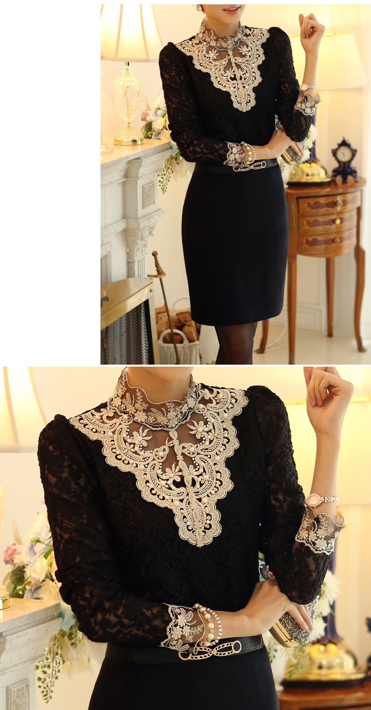 Lace Pullover Top Image 2