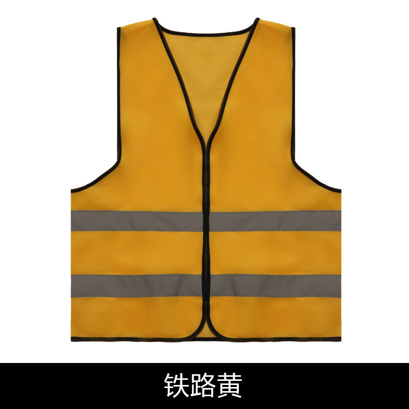 Construcción chaleco de seguridad de tráfico reflector chaleco de construcción de carretera de servicio chaleco reflectante fabricante de chaleco reflectante