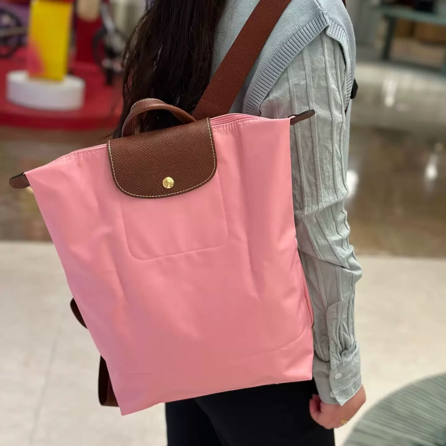 2025新款现货升级版尼龙防水双肩包男女通用手提大容量折叠A4背包