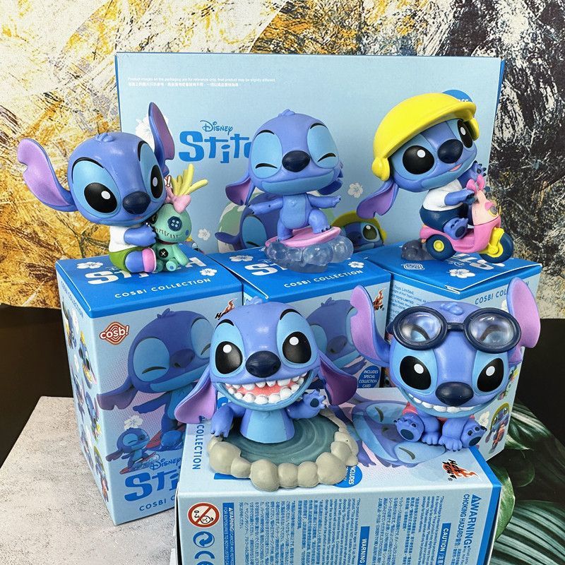Star Baby Stitch Blind Box Hand Collection Stitch Cute Doll Decoración de escritorio Muñeca Regalo de cumpleaños