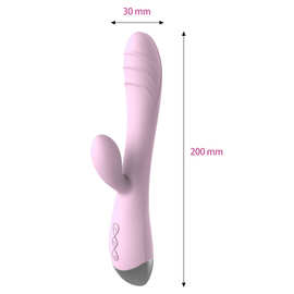 G点震动棒仿真玉兔双震棒双马达按摩棒女用自慰器成人情趣用品