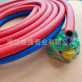厂家双联管8mm三胶两线高压管 氧气乙炔管规格齐全 双色连体管