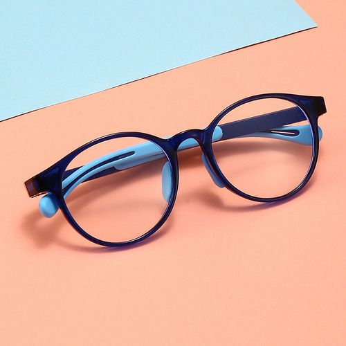 2024新款儿童眼镜框架多色可选硅胶防蓝光眼镜看电视护目镜 91049