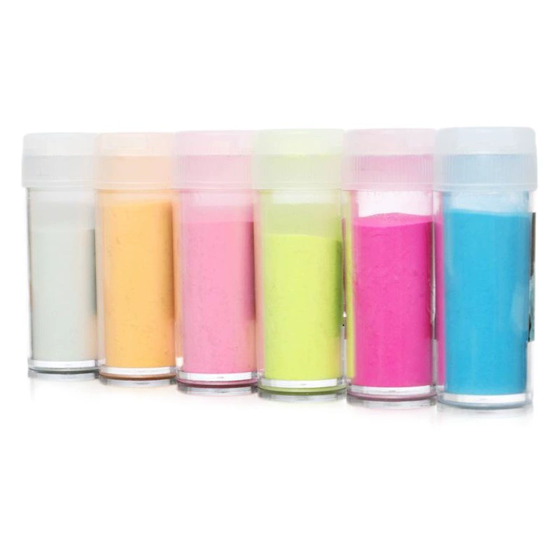 Выделите светящийся порошок ремесла инъекции игрушка светящийся порошок 12 Цвет светящийся порошок цвет светящийся порошок