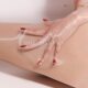 Luoying 8408 Oil Bright 624 Needle High Density Seamless Coagulating Pantyhose Ultra-thin Hand-feel Smooth Oil Glow Transparent Pantyhose