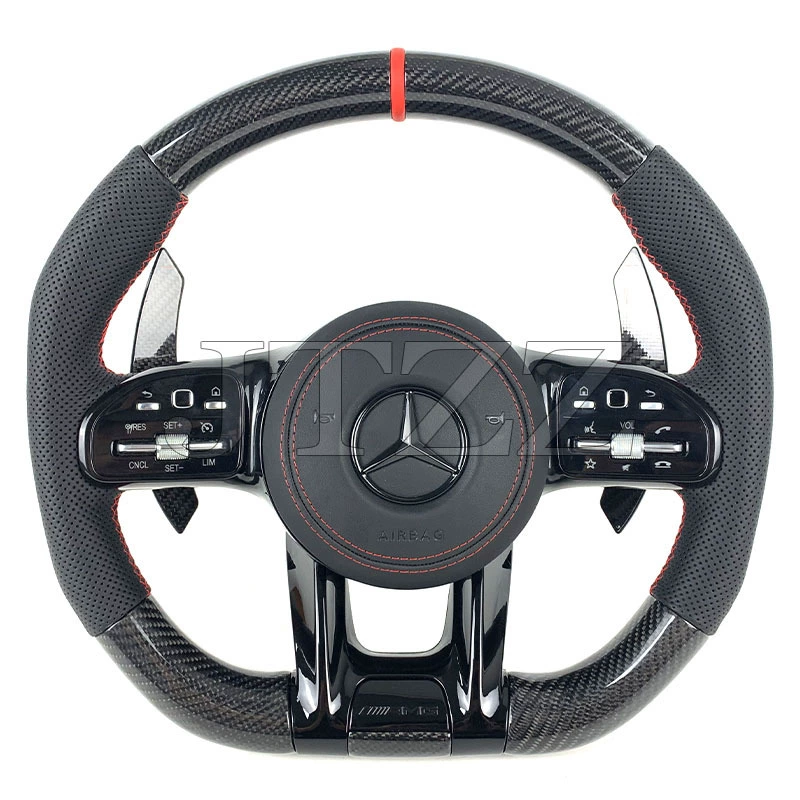 Подходит для Mercedes‑Benz AMG A/C/E/G-класса, C205 W166 W167 W213, старые и новые, карбоновый руль