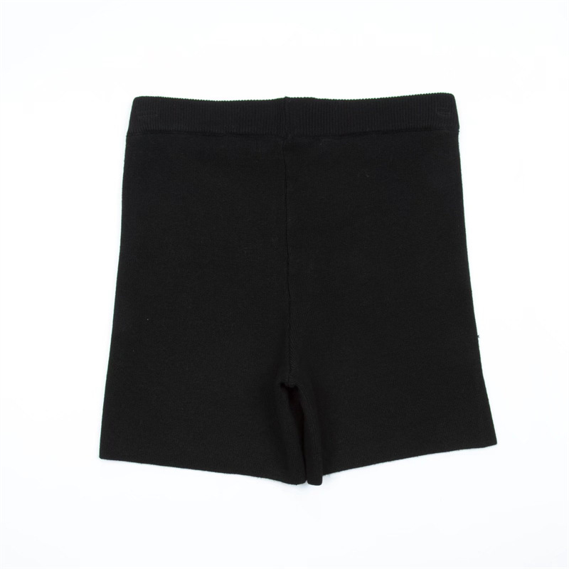 YPFF New European and American Style Summer High Waist Leg Long Net Face Elastic Knitted Bottoming Cycling Shorts Casual Women's Pants