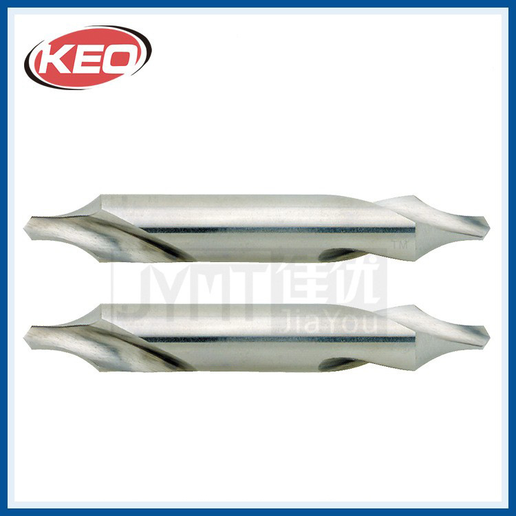 KEO 10110-10610带圆形保护的高速钢标准中心钻 60度