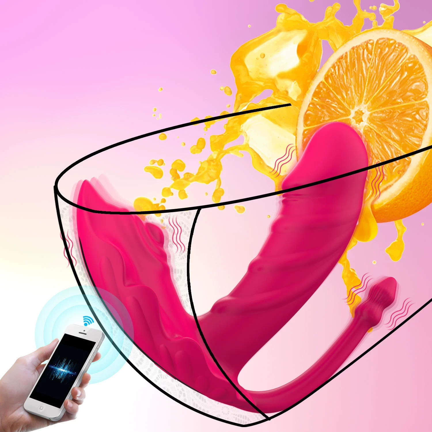 Вибратор с дистанционным управлением через приложение для женщин, носимые товары для взрослых, вибратор, секс-игрушки, секс-игрушки