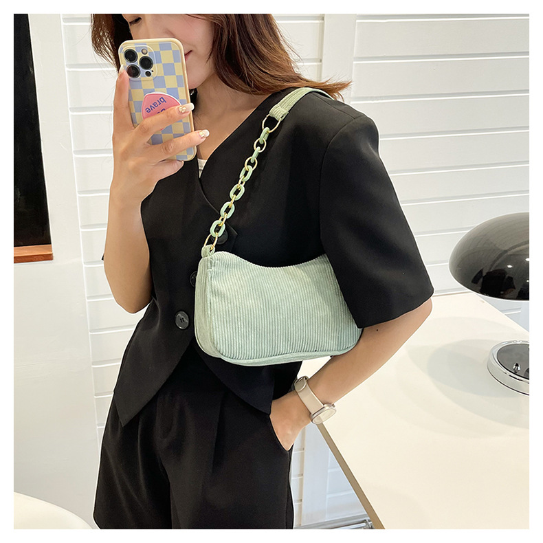 Mujeres Pequeña  Color Sólido Ropa De Calle Cadena Forma De Bola De Masa Hervida Cremallera Bolsas De Hombro display picture 9