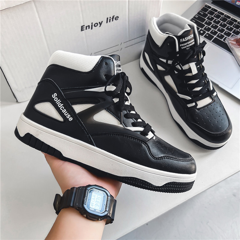 Alta tendencia de otoño de Hong Kong zapatos de hombre skate zapatos de baloncesto zapatos casuales juveniles zapatos deportivos estudiantes