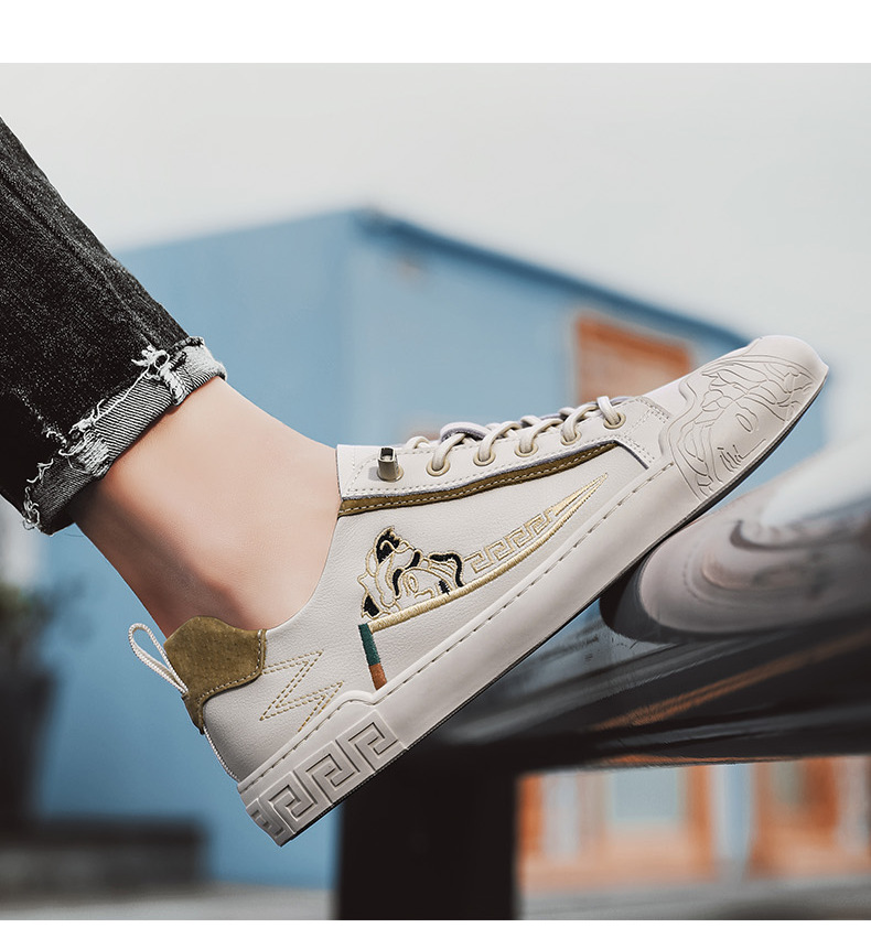 Scarpe da uomo in morbida pelle nuove scarpe da ginnastica casual autunnali e invernali ricamate alla moda tutte le partite con piedini pigri_voghion.com
