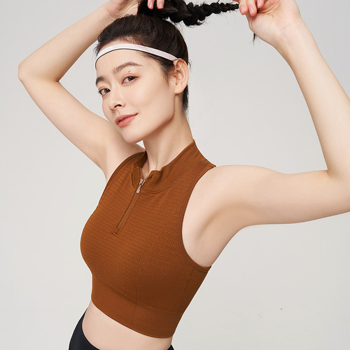 New beautiful back running fitness bra high strength shockproof all-in-one fixed yoga vest wholesale sports bra