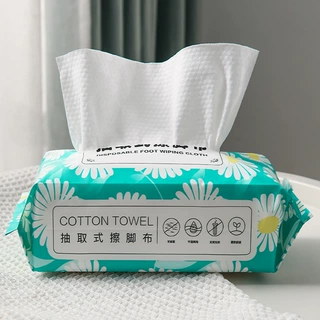 严选一次性足浴吸水擦脚纸巾加厚酒店足疗巾懒人一次性擦脚布