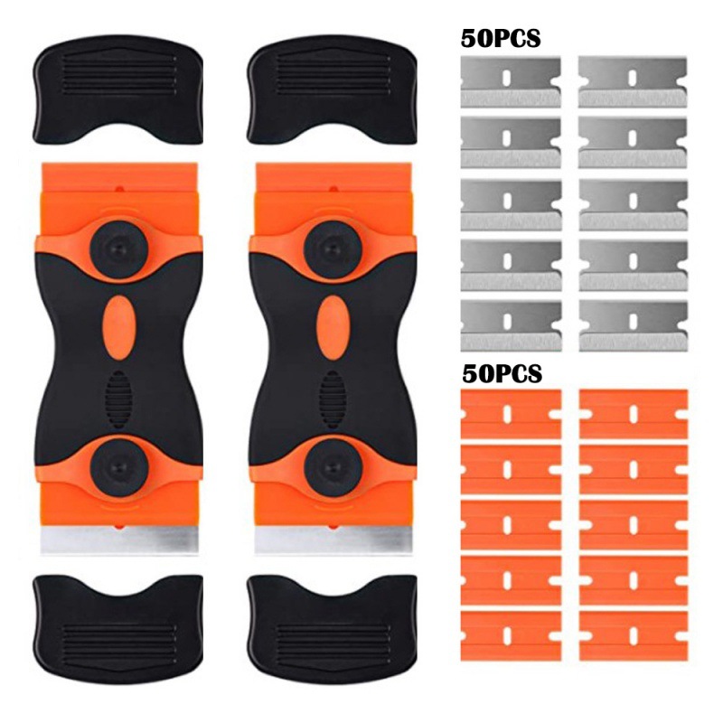 102件套密封刮板塑料刮刀 清洁铲刀玻璃除胶汽车工具塑料刮板