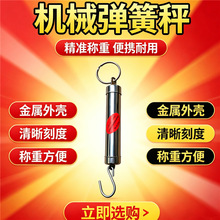弹簧秤勾秤便携手提称老式计量称买菜秤机械弹簧称钩称5斤10kg秤