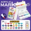 Capacious acrylic, marker, 24 colors