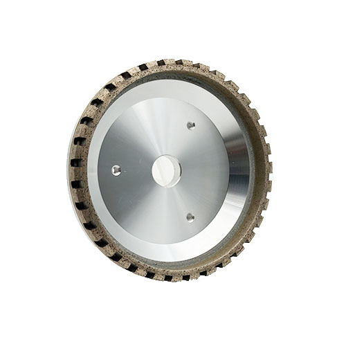 外齿金刚轮斜边机磨轮碗型轮锋利带齿玻璃磨镜子圆形斜面