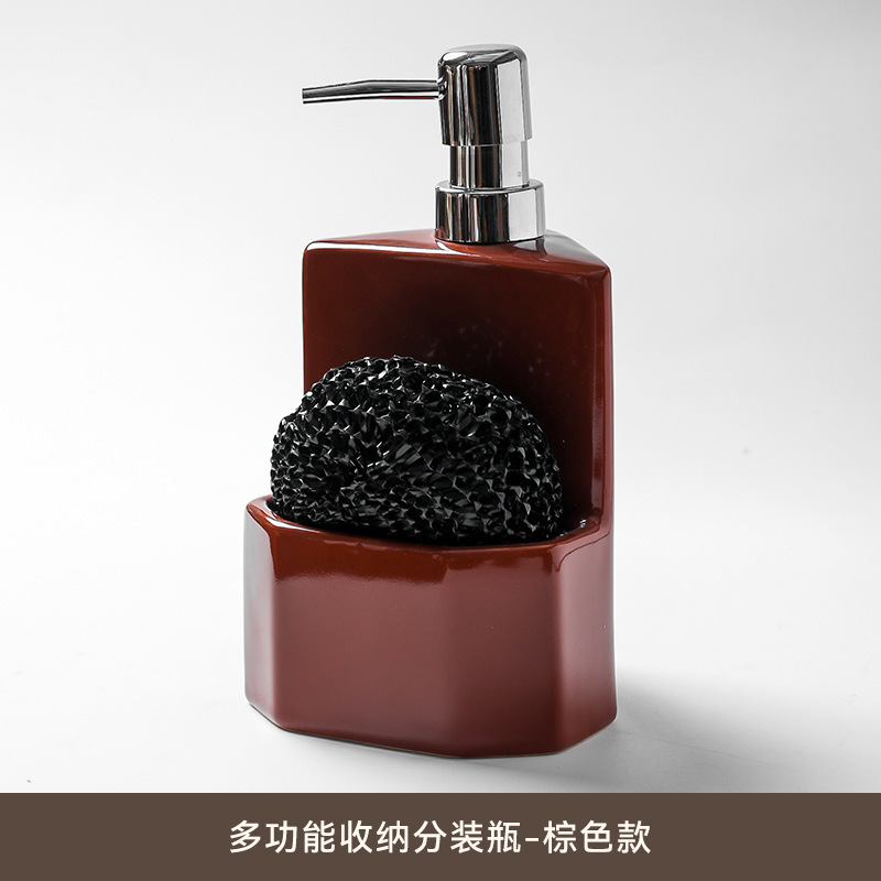 押圧式石けん液箱厨房洗浄精圧取器手動排液器石けん液器分注瓶水槽用神器|undefined
