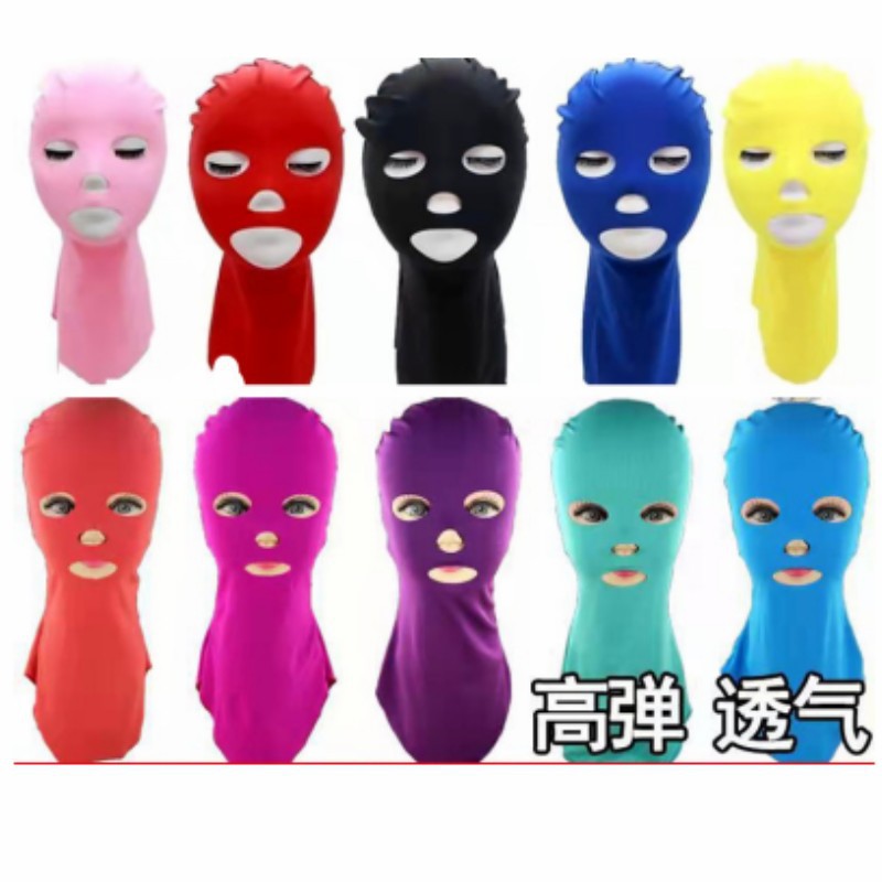 Solid color waterproof mask for swimming