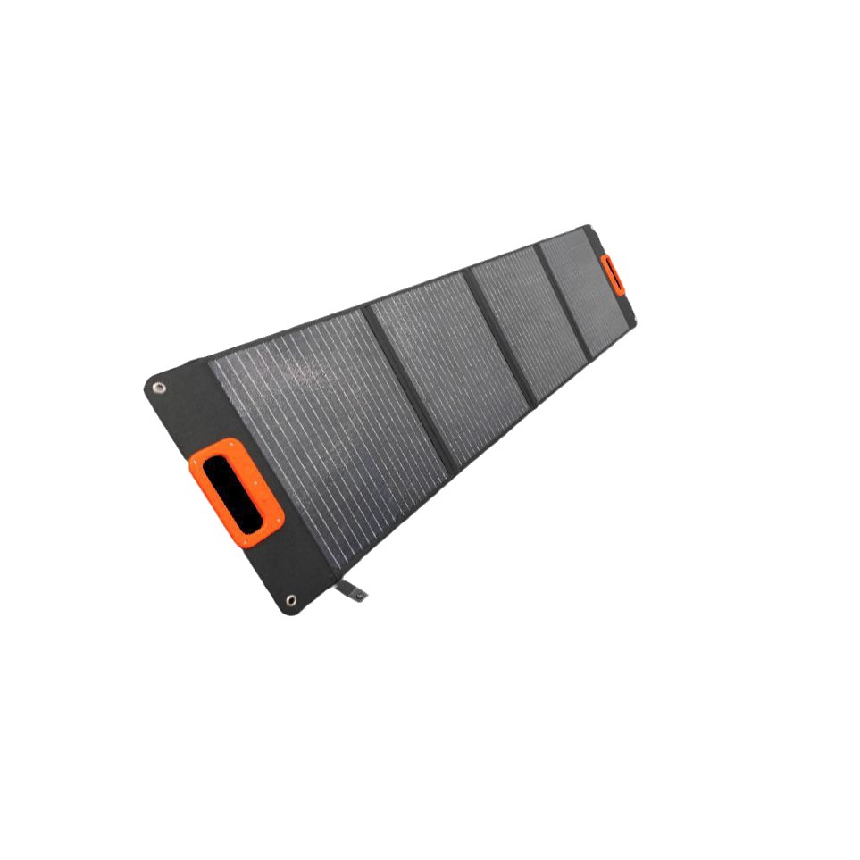 100W portátil al aire libre móvil de almacenamiento de energía de emergencia fuente de alimentación Sistema de generador solar bolsa plegable solar