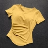 Yellow, with short sleeve