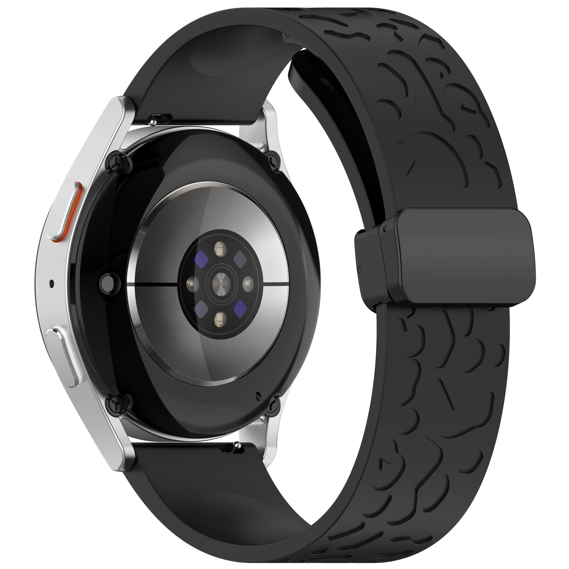 Compatible with the universal leopard print magnetic clasp strap of Huawei and Samsung Galaxy watch5 pro watch5 undefined