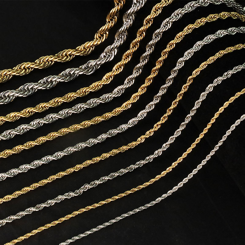 1 Piece Quantity Daily Occasion Stainless Steel Material Fashion Solid Color Stainless Steel Plating Necklace 1 Piece