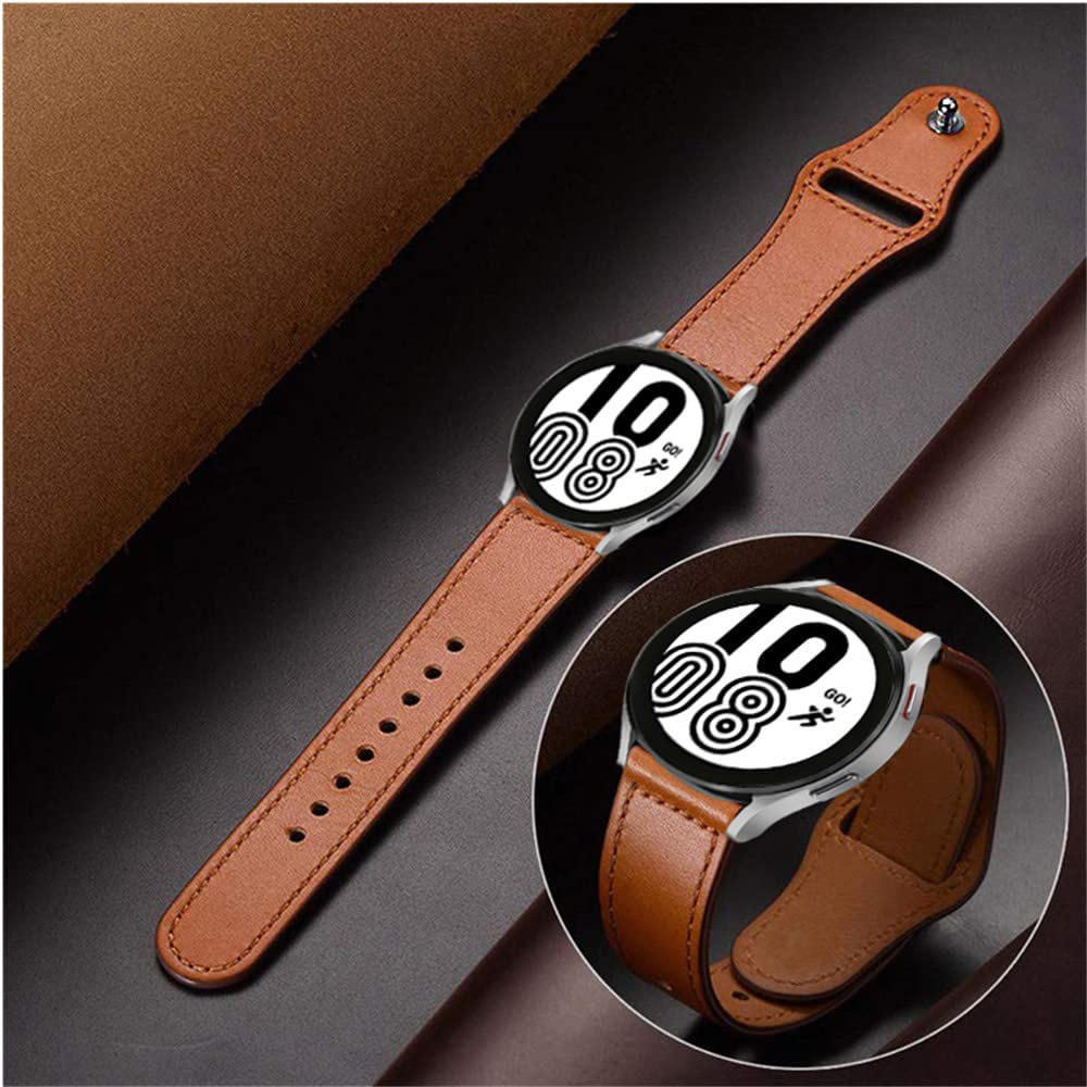 Suitable for Samsung Watch Galaxy Watch Watch Strap Huawei Garmin 20-22mm Genuine Leather Strap