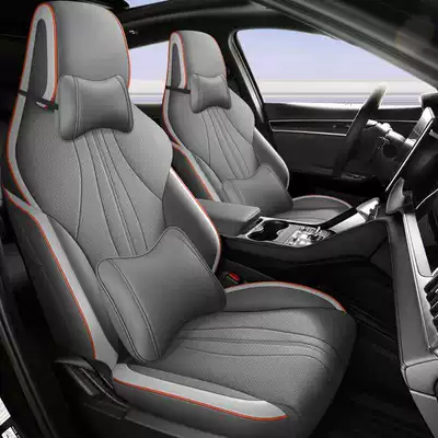 Modelə uyğun (Original) oturacaq örtükləri – seat cushions, leather car mats - dark-gray-deluxe-edition-note-the-model-year-front-row-fully-covered-rear-row-partially-covered