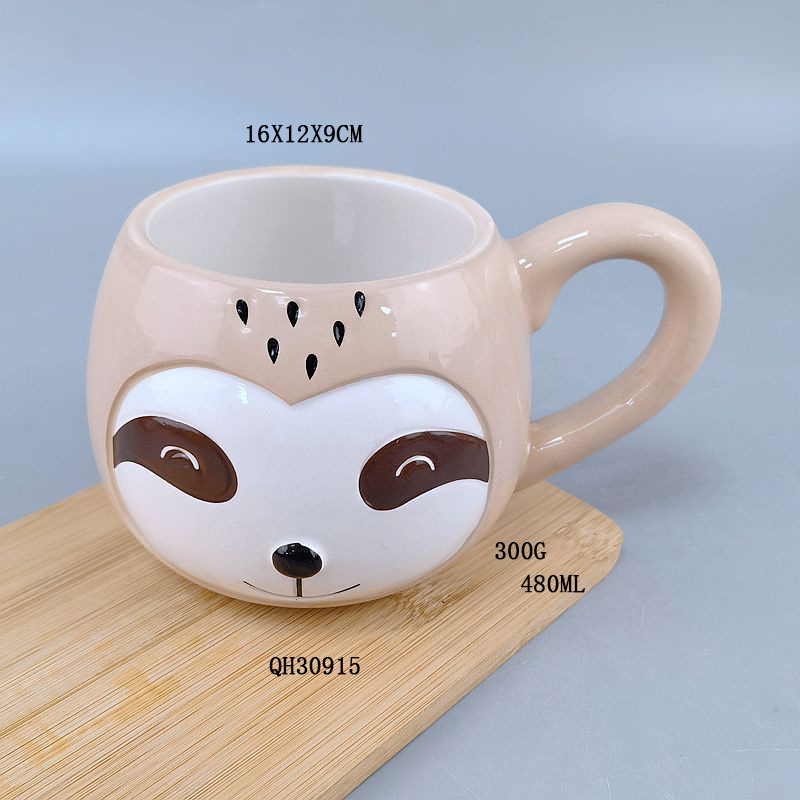 Selección estricta de tazas de cerámica de animales, tazas de peces, tazas de peces, tazas de animales tridimensionales, tazas de cerámica pintadas a mano