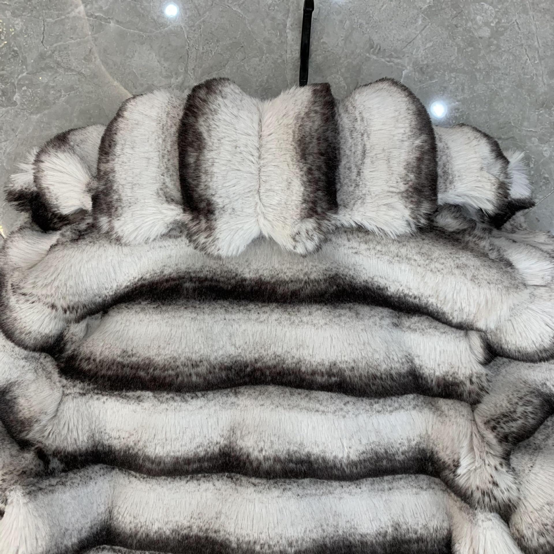 Women's Clothing Autumn and Winter New Retro Rex Rabbit Fur Chinchilla Fur Coat Women's High end Young Fur Short Style_voghion.com