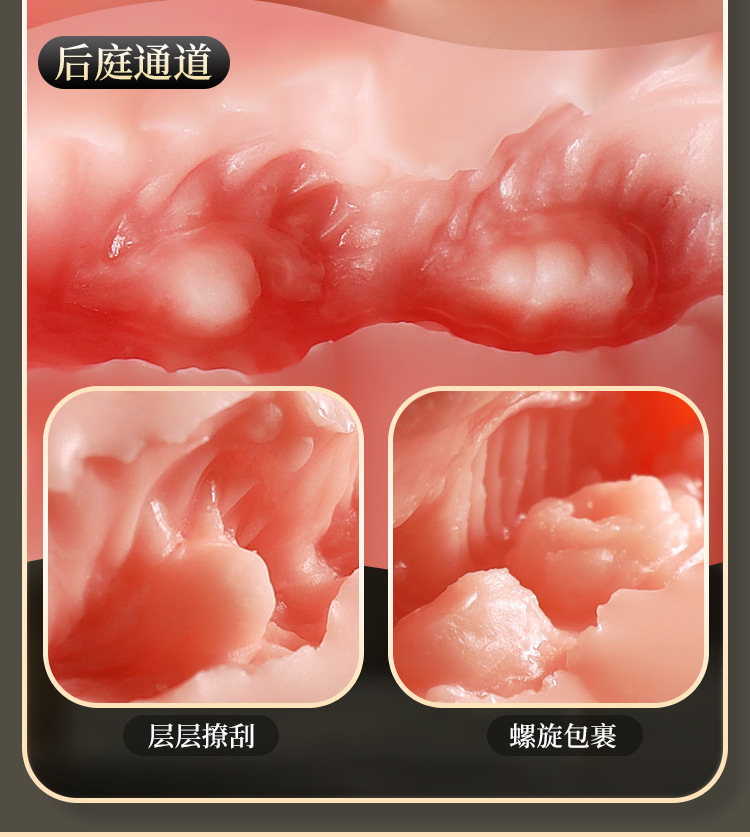 Jiuai Mold Replica Male Masturbator TPE Manual Skin Tone — detail image 12