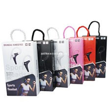 批发代发有线麦克风耳挂式入耳式运动耳塞运动线控运动挂耳耳机