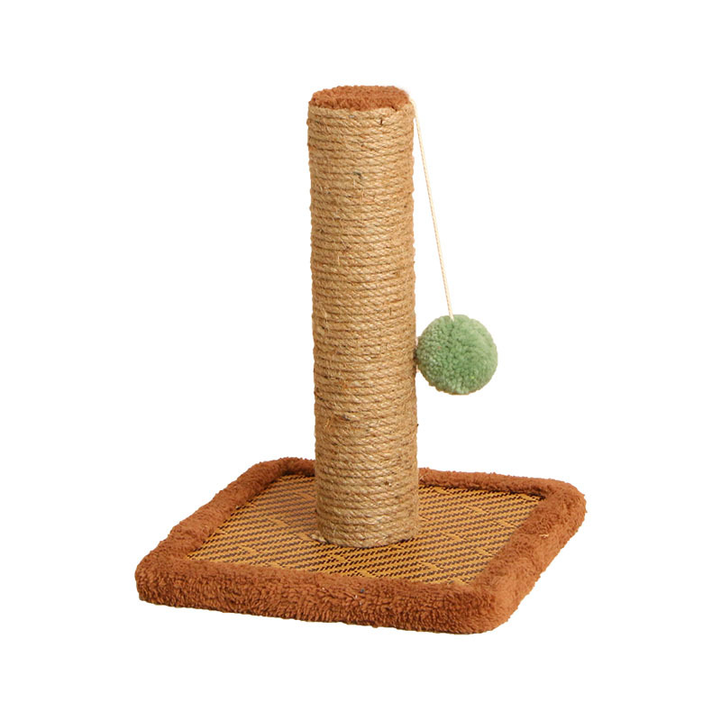 迈北彼立式猫抓柱子猫爬架剑麻猫抓板磨爪器不掉屑逗猫咪玩具用品