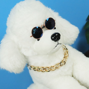 Cat glasses factory wholesale creative trendy dog glasses sunglasses pet accessories hip hop funny pet glasses