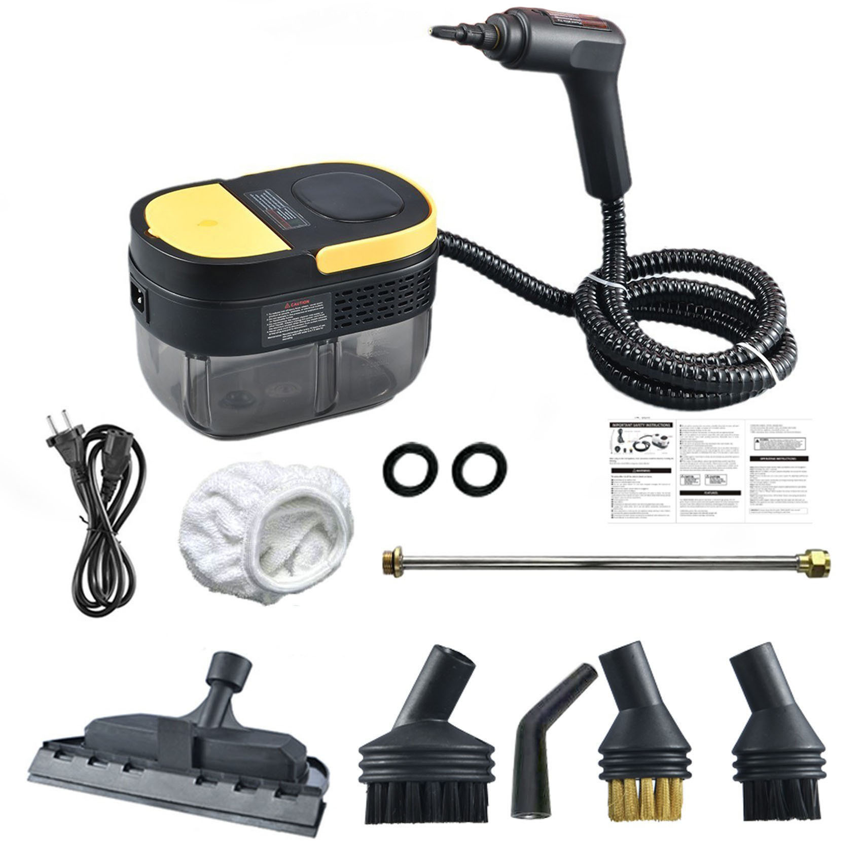 Fabricante al por mayor nuevo limpiador de vapor 1600ML de gran capacidad de mano limpiador de alta presión de ajuste remoto