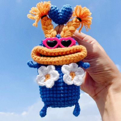 Car key bag | women - blue-glasses-universal-99-carfinished-product
