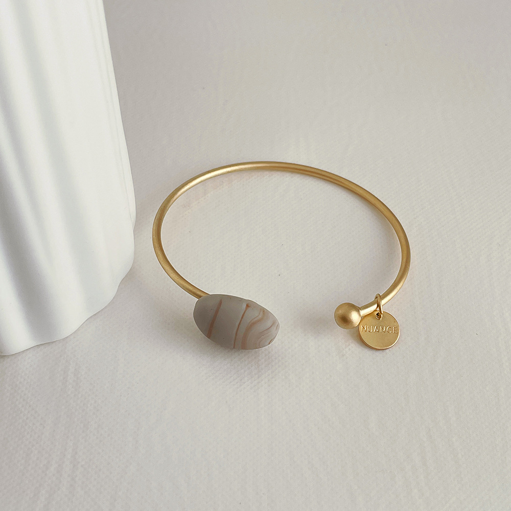 Fashion Oval Copper Bangle 1 Piece