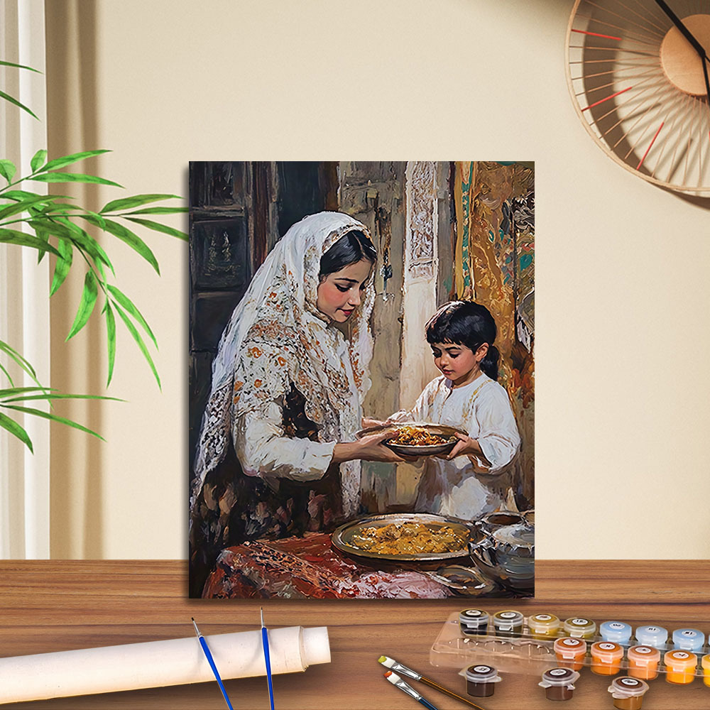 Transfronterizo jitdiy agente de pintura al óleo digital fabricantes al por mayor artesanal amazon pintura al óleo decorativa barraca de relleno