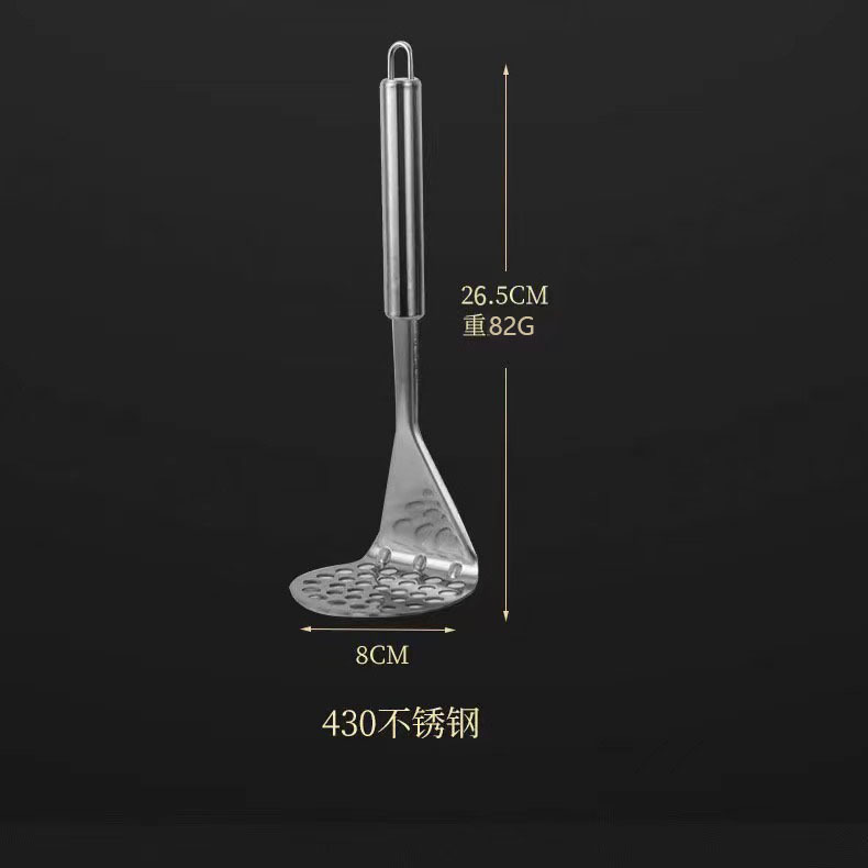 Acero inoxidable Potato Mascher bebé suplemento de alimentos manual Mascher cocina gadget