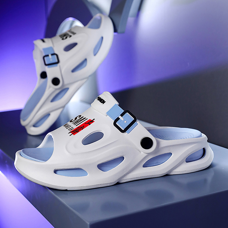 Sandalias EVA para hombre pisando la mierda en verano para usar en Vietnam punta abierta sandalias y zapatillas de conducción nacional slippers para hombre