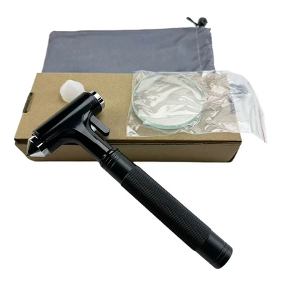 Qəza çəkici Emergency Life-Saving Fire Rescue Tungsten - km45-metal-tungsten-steel-safety-hammer-black